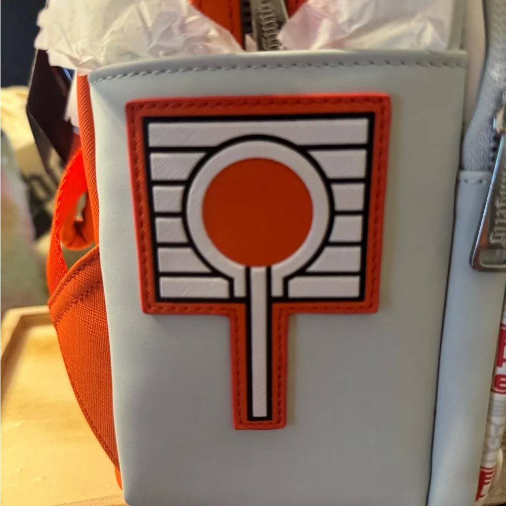 Loungefly White Backpack with Big Hero 6 Design - Picture 3 of 5